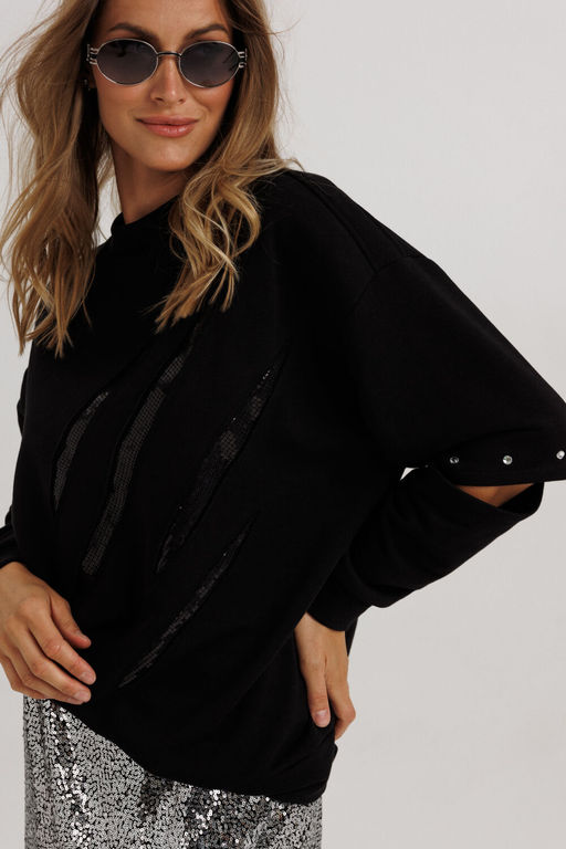 Джемпер Lars Style 1148 черный