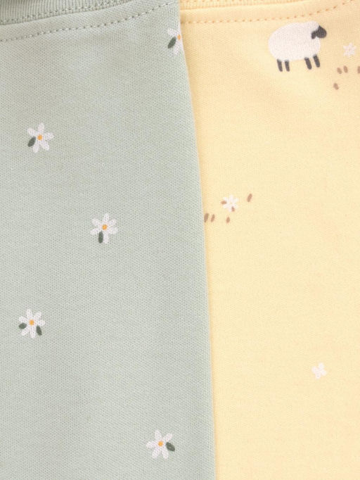 Crockid _ К 400220-2уп/маленькие овечки,поле с ромашками набор ползунки яс  фото 2