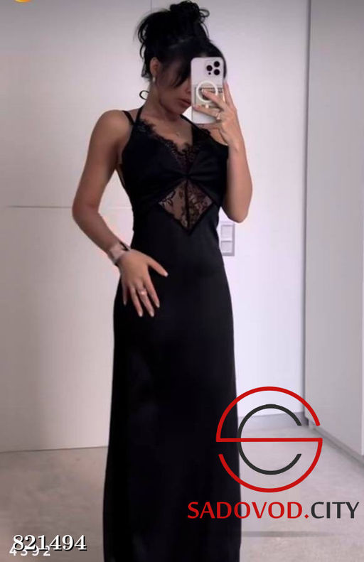 Платье макси с кружевом - Bruno фото 2