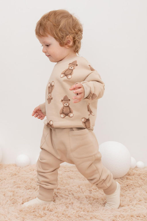 Crockid _ КР 400593/темно-бежевый к410 брюки для мал