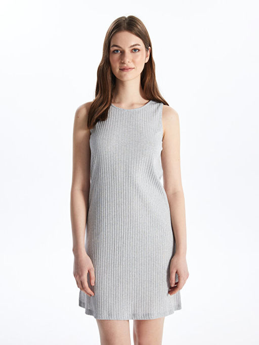 Kad?n Bisiklet Yaka D?z Gecelik