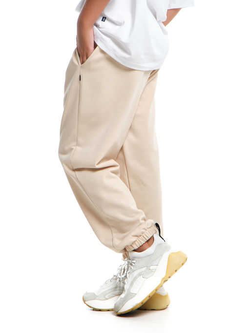 Спортивные брюки трикотажные 22-7999 коричневый - Mini maxi фото 10