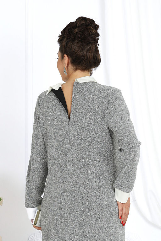 Платье Ninele 6036 серебро фото 8