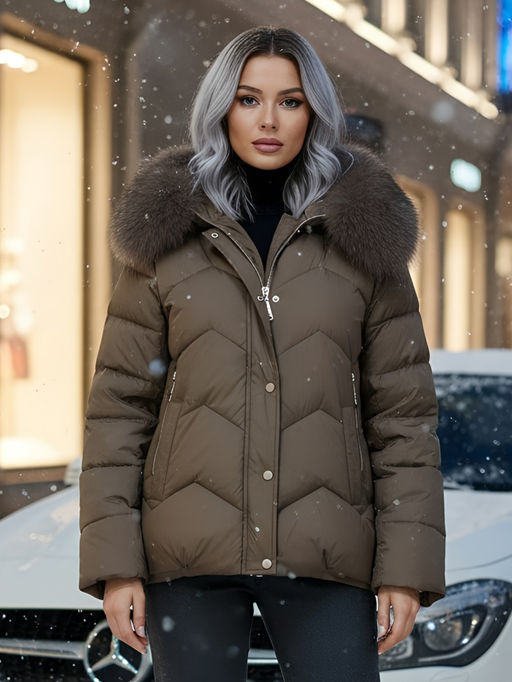 Куртка зимняя с мехом Бренд: Visdeer