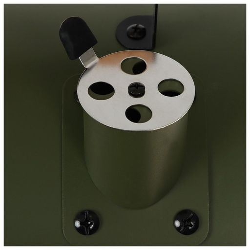 Гриль-коптильня Maclay, с температурным датчиком, цвет зелёный  фото 7