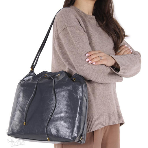 Сумка женская кожаная 2736VG gray Vitelli Grassi  в Новосибирске