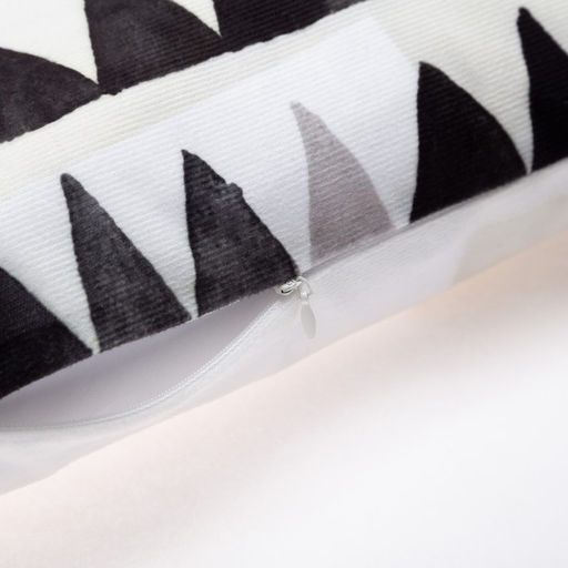 Наволочка декоративная Этель АкварельТреугольники 40 х 40 см, велюр  фото 4