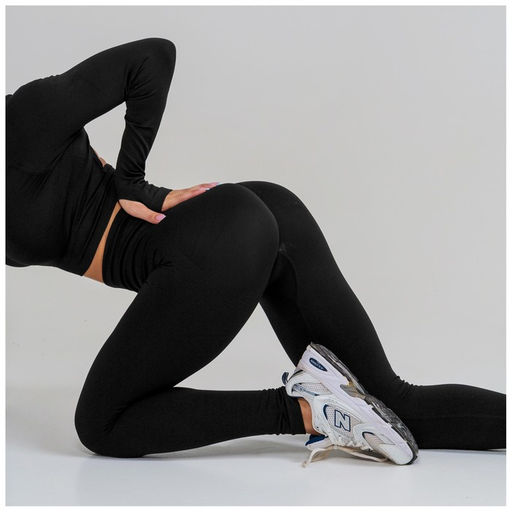 Легинсы женские спортивные ONLYTOP, размер 46 (L), чёрные