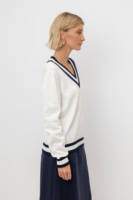 ЕВ 30204/молочный джемпер жен