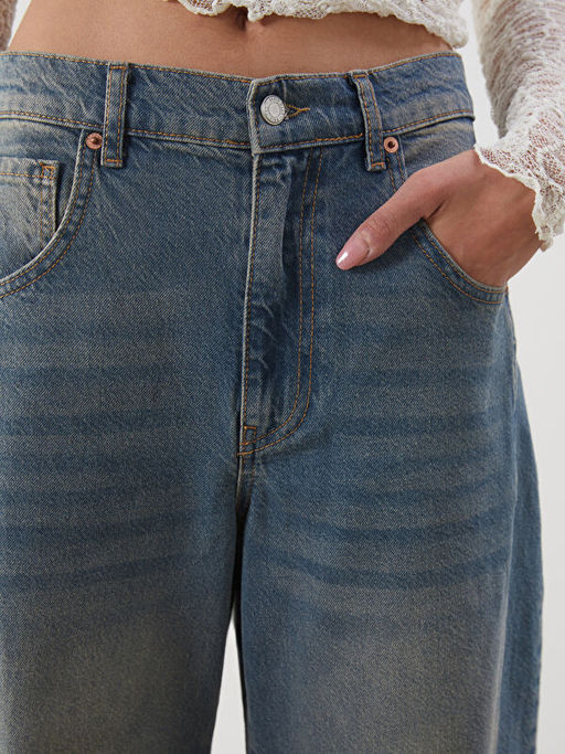 Balloon Fit Kad?n Jean Pantolon