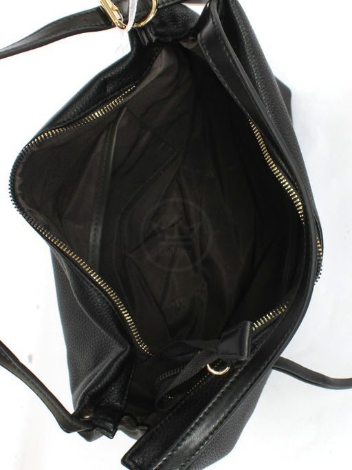 Сумка женская искусственная кожа DJ-CM 6787-BLACK, 1отд+еврокарман, плечевой ремень, черный SALE 257724 - Adelia фото 8