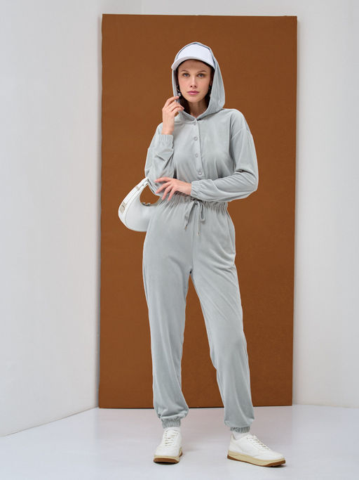 Комбинезон из велюра - Tantino фото 4