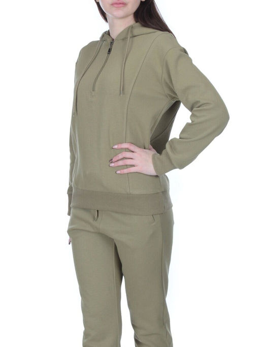NOH109 KHAKI Костюм спортивный женский (хлопок 90%, полиэстер 10%) - Fashion фото 5