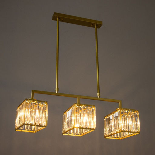 Светильник «Герда» 3хЕ27 40 Вт золото 78×31×33-90 см BayerLux