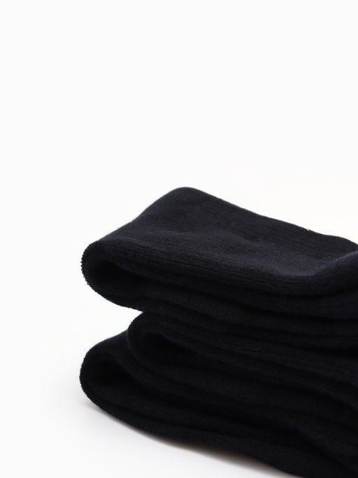 Носки спортивные хлопковые Resport 3 пары, размер 35-38, чёрные