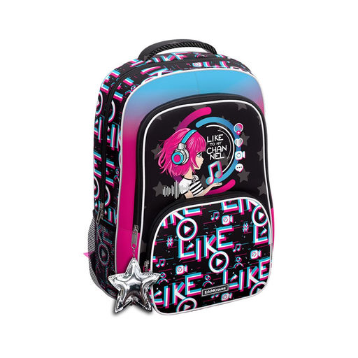 Рюкзак ErichKrause ErgoLine "Top Blogger" (58118) 33*44*22см, 1 отделение, 4 кармана, эргономичная спинка, усиленное дно