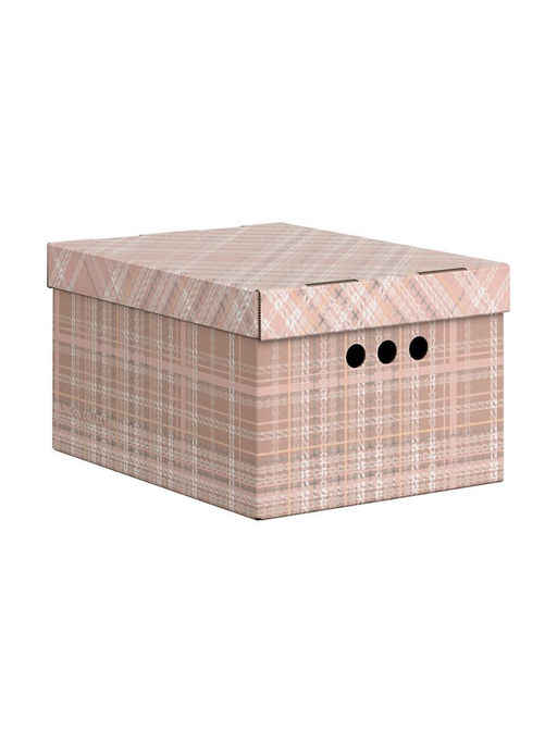 VAL LB-BC-4S Короба картонные, 25*33*18.5 см, набор 4 шт., LONDON BEIGE, шт