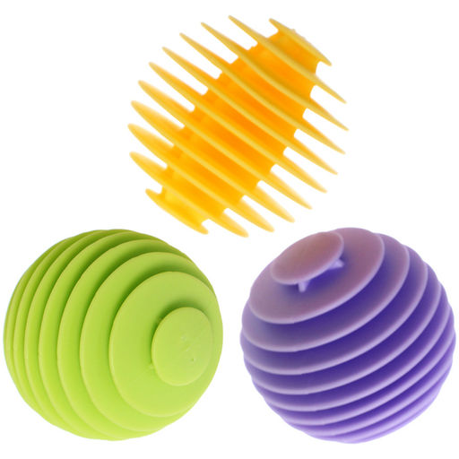 Мячики для стирки 5,5 см, силиконовые, 3 шт Селфи