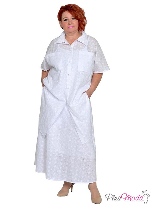 Юбка Модель №1882 размеры 44-84 - Plusmoda фото 4