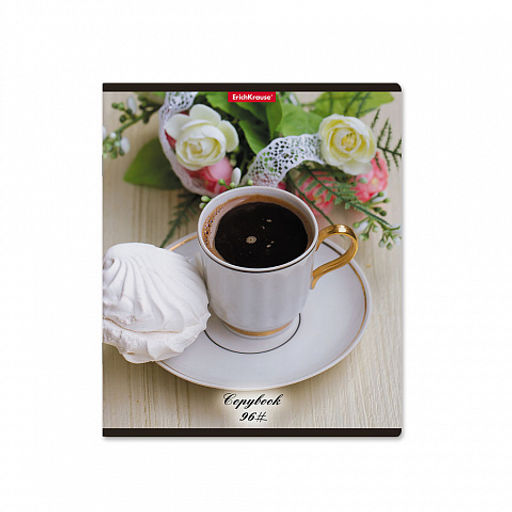Цена за 5 шт. Тетрадь общая ученическая ErichKrause Coffee Break, 96 листов, клетка, матовая ламинация_MIX-PACK фото 3