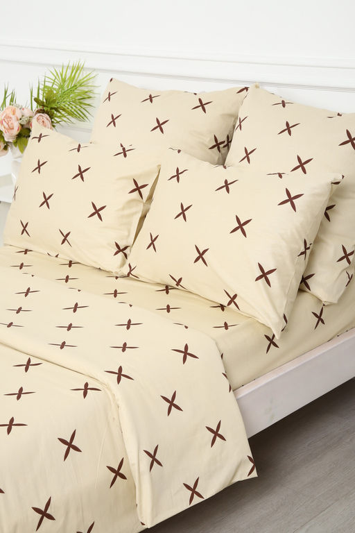 Простыня на резинке сатин Искушение-компаньон