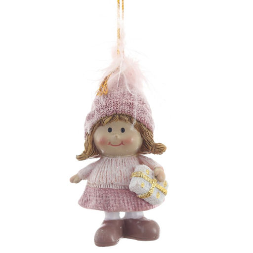 Фигурка декоративная подвесная "Дети", L4 W3 H7,5 см, 2в.