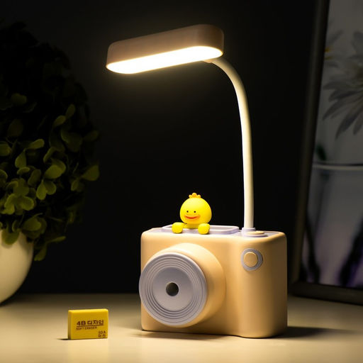 Настольная лампа "Фотоаппарат" LED 2Вт USB АКБ МИКС 10х6,5х23 см RISALUX