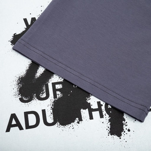 Футболка мужская MINAKU "Text" цвет серый, р-р 54