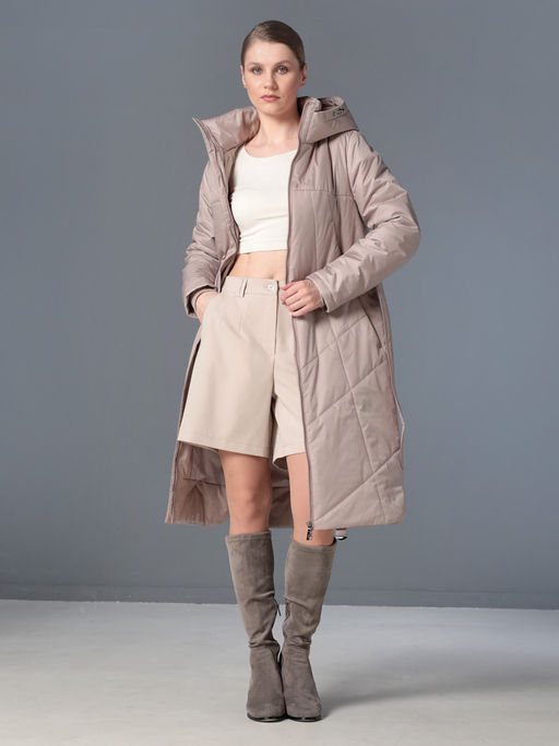 Пальто дем. капучино