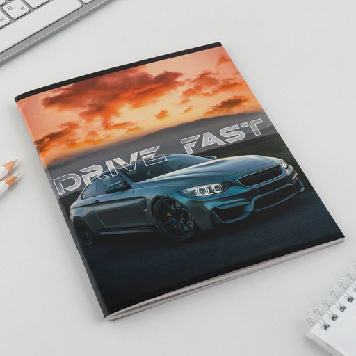 Цена за 5 шт. Тетрадь в клетку, 48 л., А5, на скрепке, блок №2 Машины МИКС - Artfox study фото 9