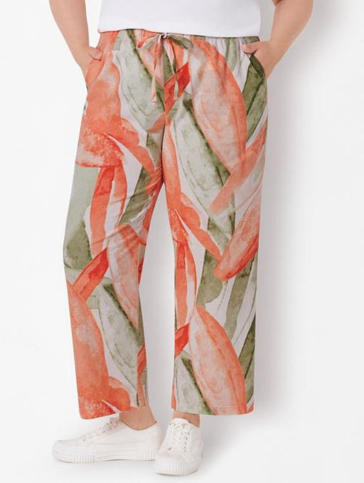 Брюки из льна и хлопка ESMARA  фото 4