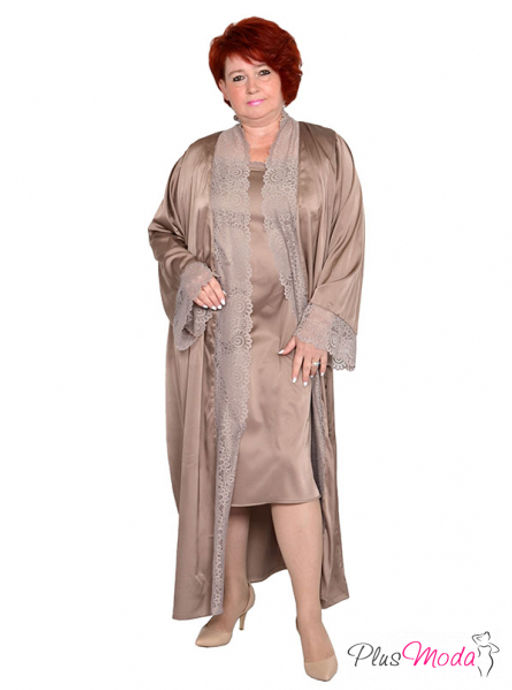 Халат Модель №1589 размеры 44-84 - Plusmoda фото 5