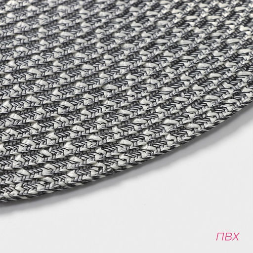 Набор салфеток сервировочных на стол Доляна Рэй, 4 шт, d=38 см, цвет серый  фото 9