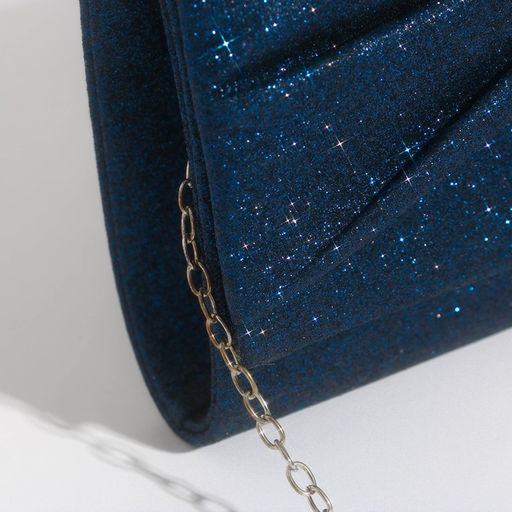 Сумка-клатч на магните, цвет тёмно-синий - Simaland фото 5