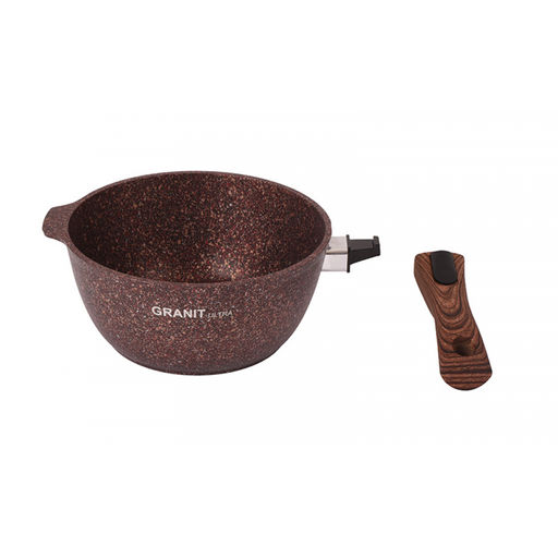 ///ЛА_АП_Ковш 2,2л GRANIT ULTRA со съемной ручкой, стекл кр, арт. кга0225а