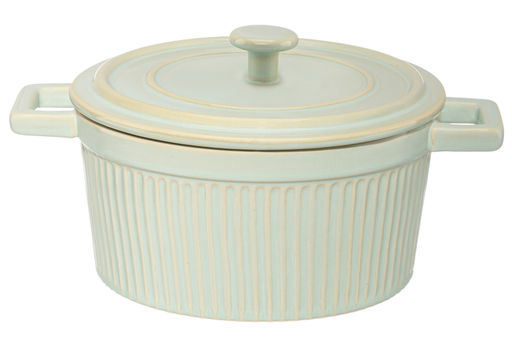 Форма для запекания с крышкой 1,9 л 26,4*19.8*13 см Традиция круглая мятный - Elan gallery фото 9