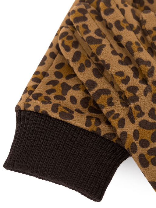 Перчатки жен флис LB-CP-136 rust/brown