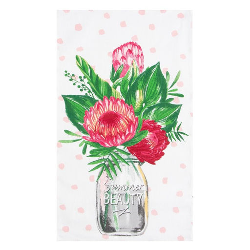 Набор кухонных полотенец Доляна Самой заботливой, 35?60 см-2 шт., 100% хл