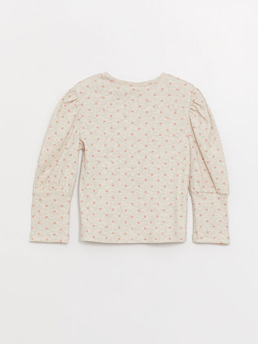 Bisiklet Yaka Uzun Kollu K?z Bebek Ti??rt - Waikiki фото 3