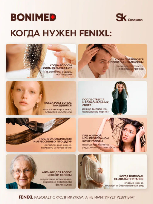 Сыворотка от выпадения и для роста волос FENIXL Boni-0131 - Bonimed фото 6