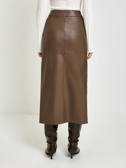 10200180606 Юбка жен. Vamos кофейный - Concept club фото 2