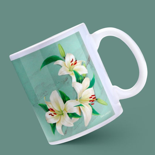 Кружка керамическая с сублимацией 8 марта, 320 мл