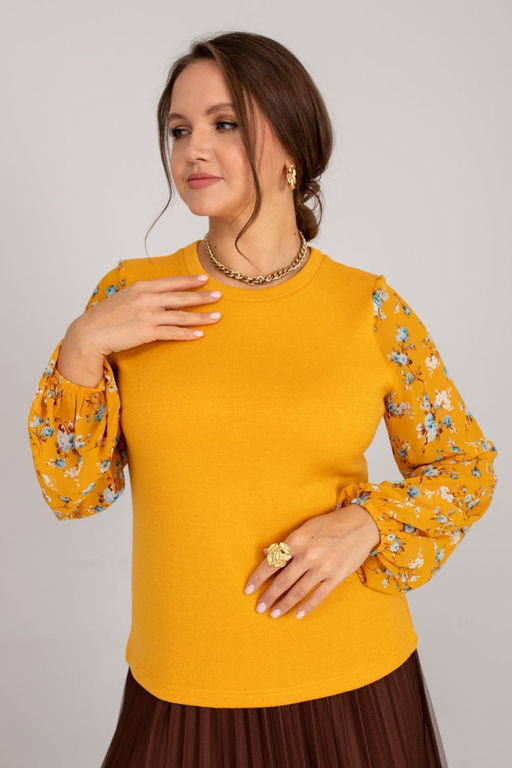 Джемпер АА-34 горчица