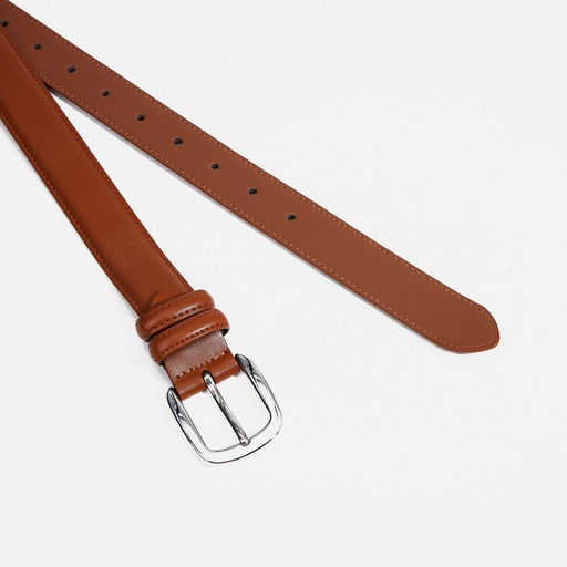 Ремень женский, ширина 3 см, винт, пряжка металл, цвет рыжий - Simaland фото 2