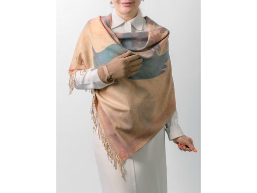 Платок Lanotti двухсторонний Тайная песня/№53