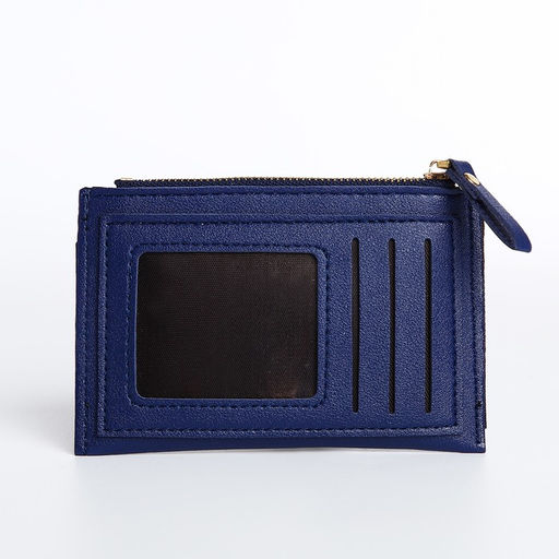 Картхолдер на молнии, цвет синий - Simaland фото 2