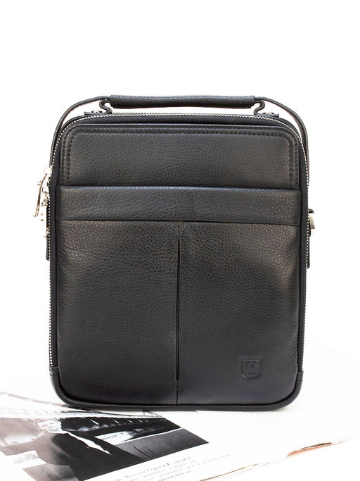 LACCOMA сумка 5512-4-черный натуральная кожа