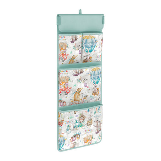 VAL LPY-S4 Кармашек подвесной в детский сад, 4 отделения, 76*25 см, жёлт., ЛЮБИМЧИКИ, шт - Valiant фото 8