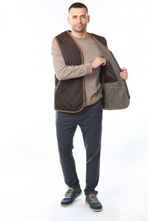 Жилет арт.1184221-0902 РОНГ коричневый - Altro фото 2