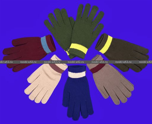 Цена за 12 шт. Перчатки женские зимние внутри с начесом арт. MS-22002С длина перчатки 20-22 см - For you фото 4